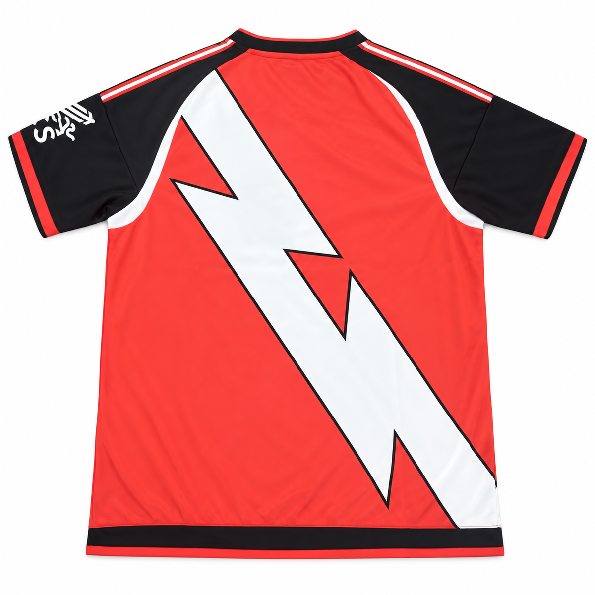 Maillot Rayo Vallecano Domicile 2026-2027 rouge noir blanc — dos