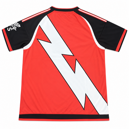 Maillot Rayo Vallecano Domicile 2026-2027 rouge noir blanc — dos