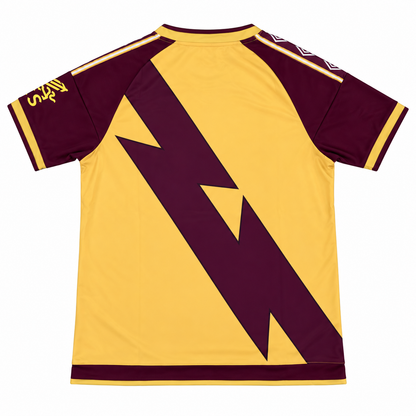 Maillot Rayo Vallecano Third 2026-2027 doré et bordeaux — dos
