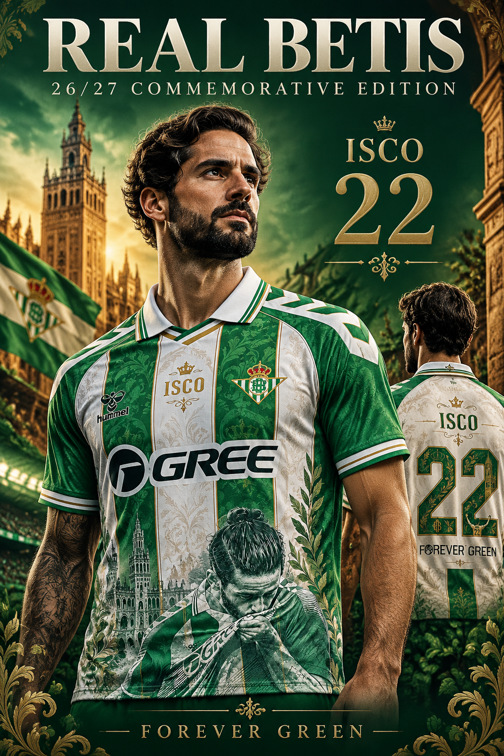 Affiche premium Real Betis 26/27 Commemorative Edition ISCO 22
