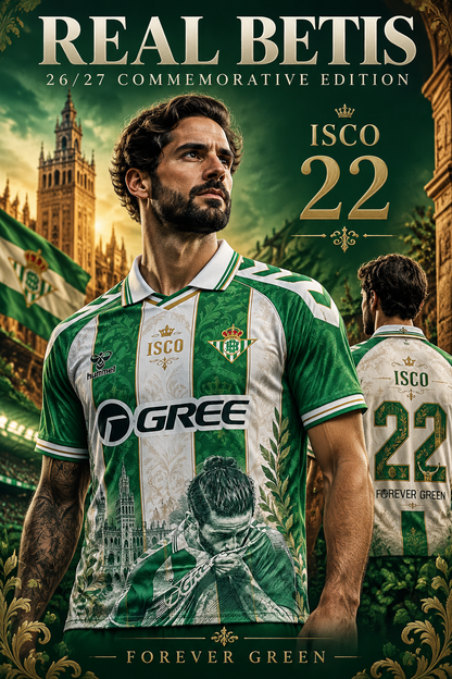 Affiche premium Real Betis 26/27 Commemorative Edition ISCO 22