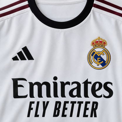Maillot Real Madrid domicile 2026-2027 manches longues – détails