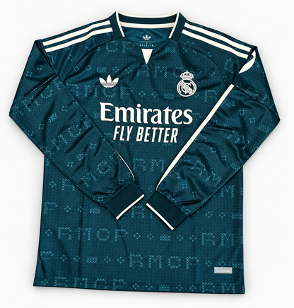Maillot Real Madrid extérieur 2026-2027 manches longues — face