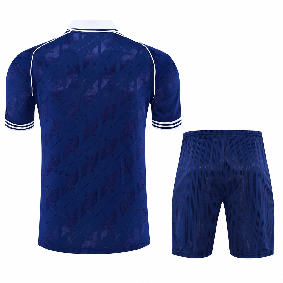 Ensemble Real Madrid rétro bleu royal 2026/2027 dos