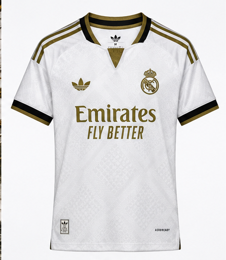 Vue de face maillot Real Madrid Special Edition blanc 26/27