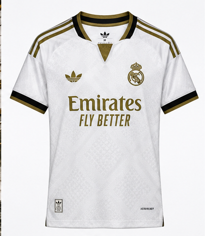 Vue de face maillot Real Madrid Special Edition blanc 26/27