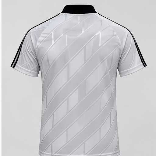 Real Madrid White Casual Retro blanc 2026/27 – dos