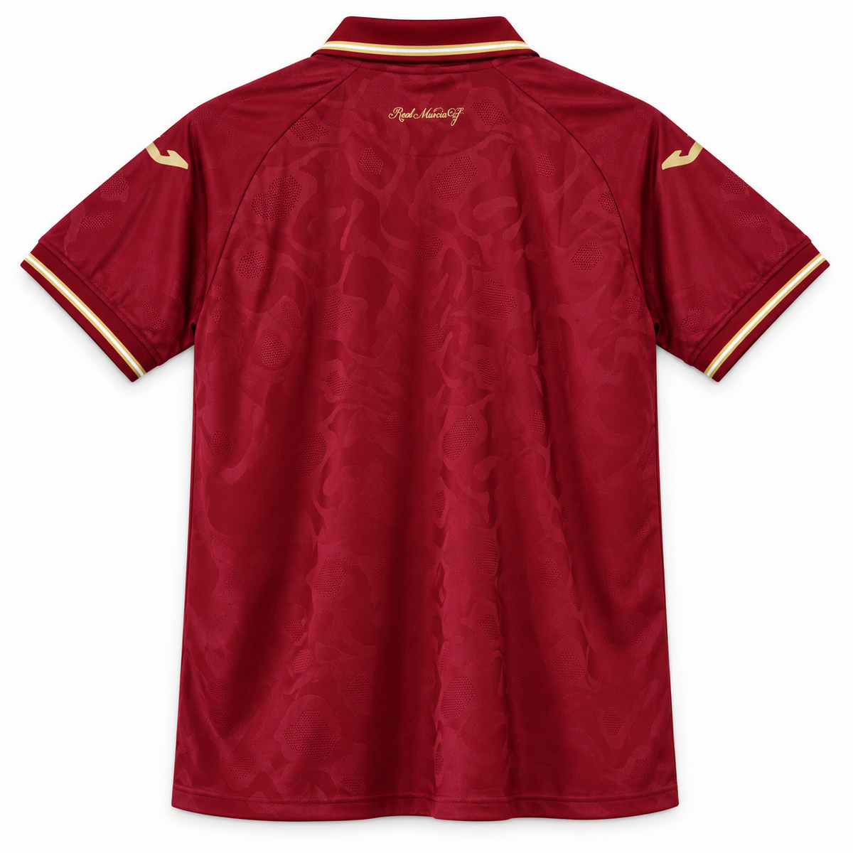 Maillot Real Murcia domicile 2026-2027, vue de dos sur fond blanc