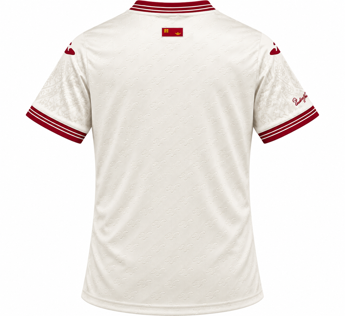 Maillot Real Murcia extérieur 2026-2027 vue dos sur fond blanc