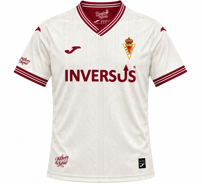Maillot Real Murcia extérieur 2026-2027 vue face sur fond blanc