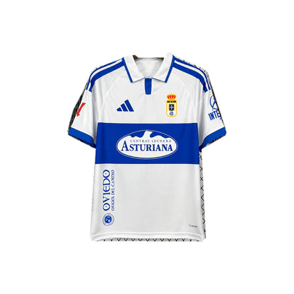 Maillot extérieur Real Oviedo 2026-2027 face fond blanc