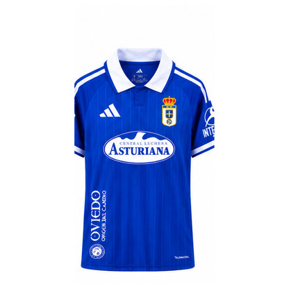 Maillot domicile Real Oviedo 2026-2027 face sur fond blanc