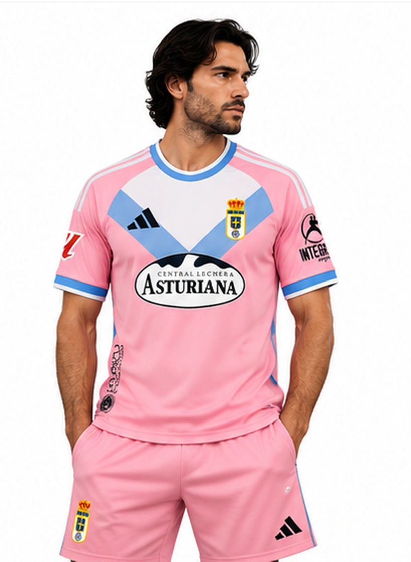 Maillot Third Real Oviedo 2026-2027 porté, visuel illustratif