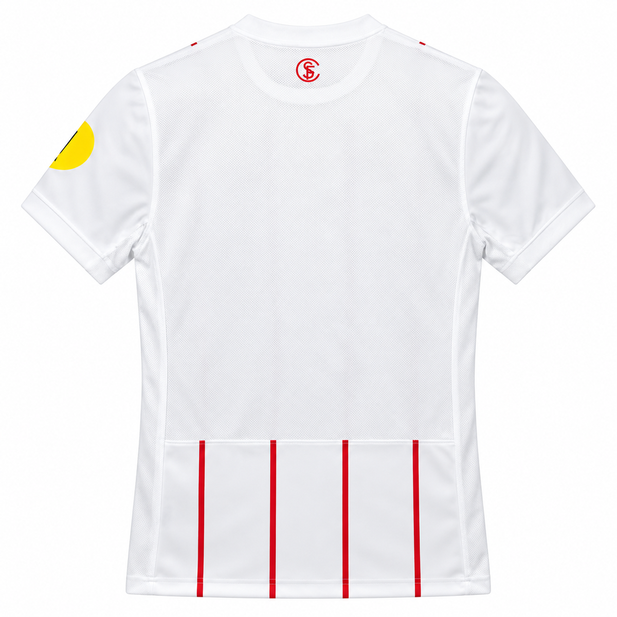 Maillot SC Fribourg Third blanc et rouge 2026-2027 — dos