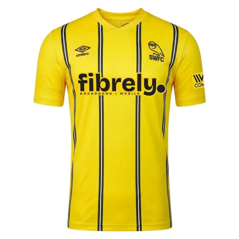 Maillot Sheffield Wednesday Away 2026-2027, vue de face sur fond blanc