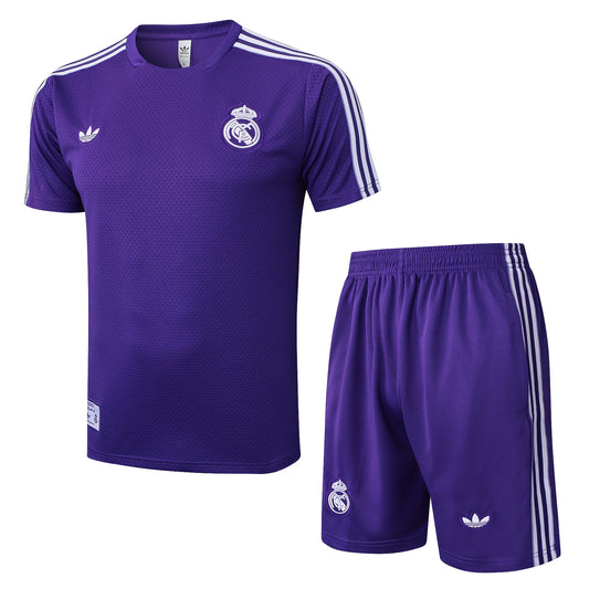 Ensemble T-shirt + short violet Real Madrid 2025-2026