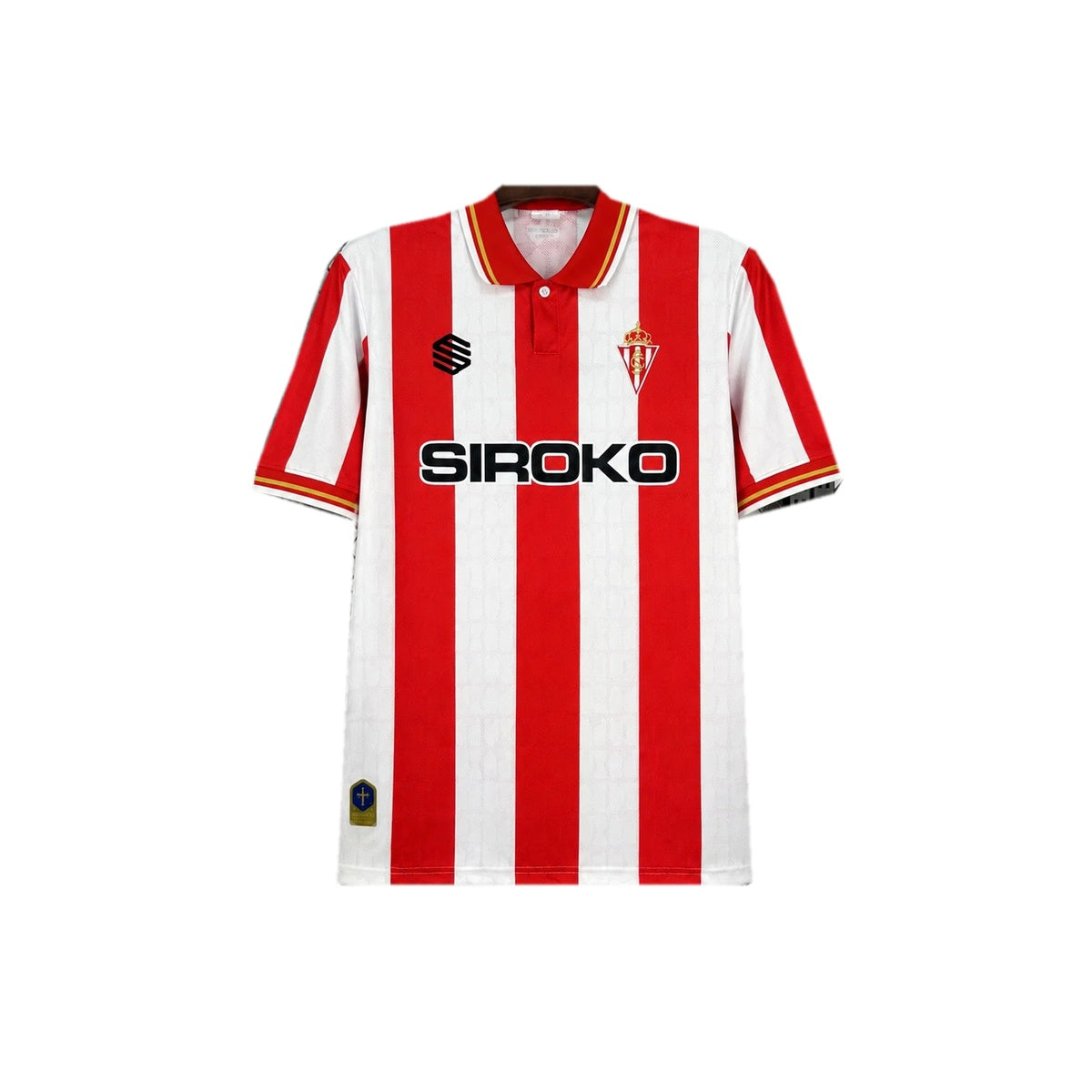 Maillot Sporting de Gijón domicile 2026-2027 vue de face sur fond blanc