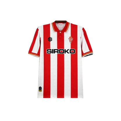 Maillot Sporting de Gijón domicile 2026-2027 vue de face sur fond blanc