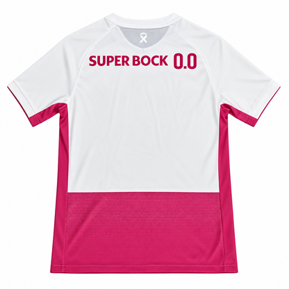 Maillot Sporting Lisbonne Third 2026-2027 blanc et rose — dos