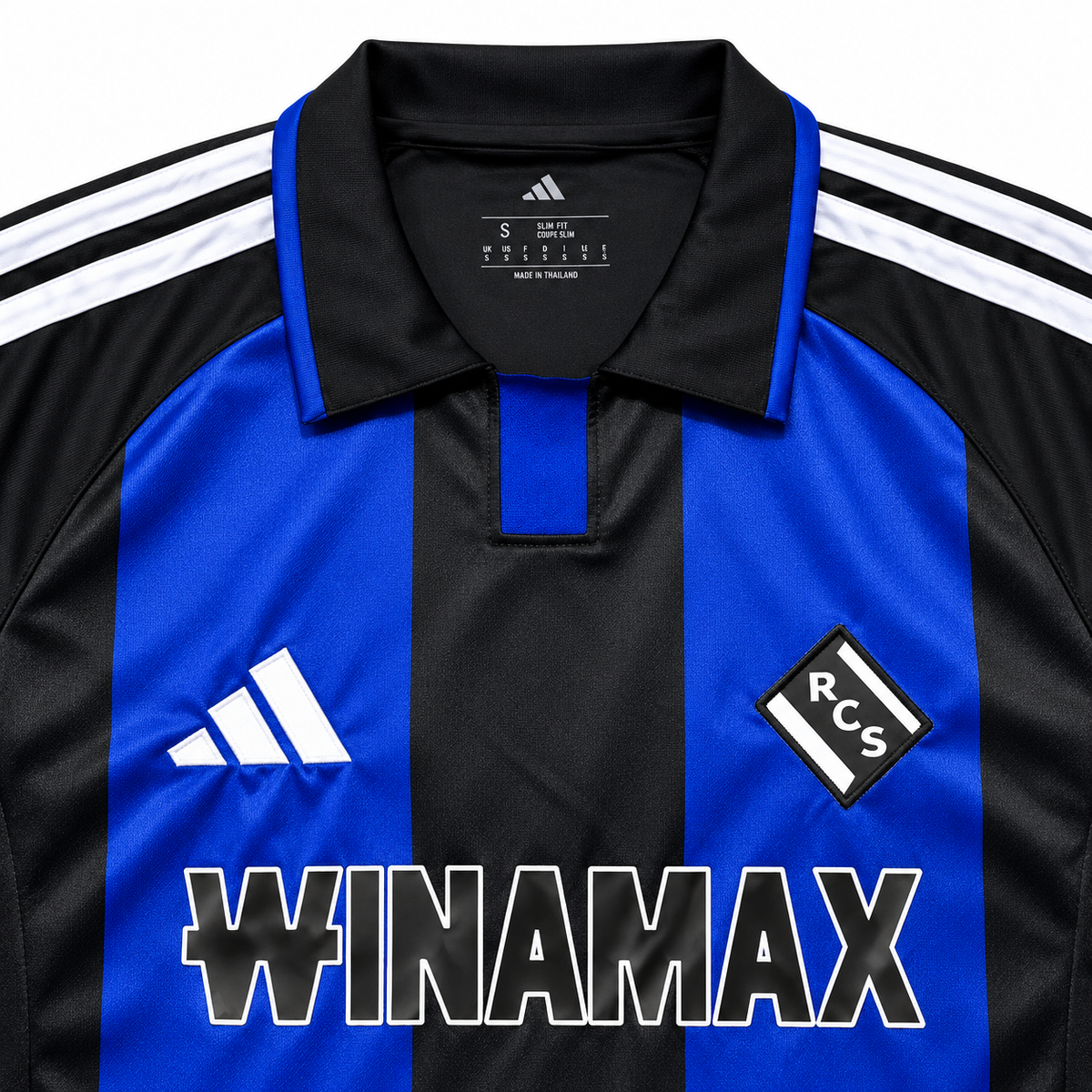 Maillot RC Strasbourg Third 2026-2027 bleu et noir — detail