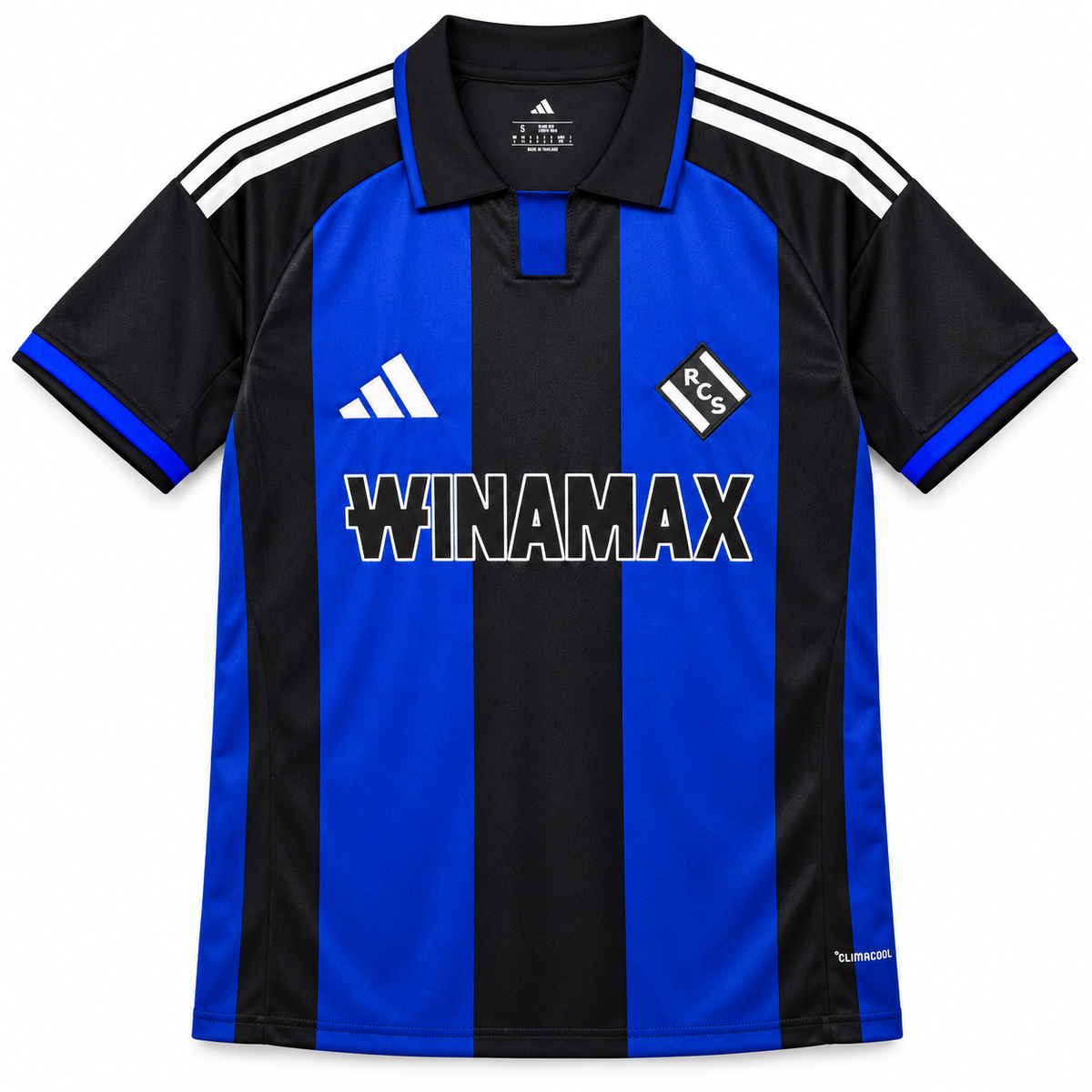 Maillot RC Strasbourg Third 2026-2027 bleu et noir — face