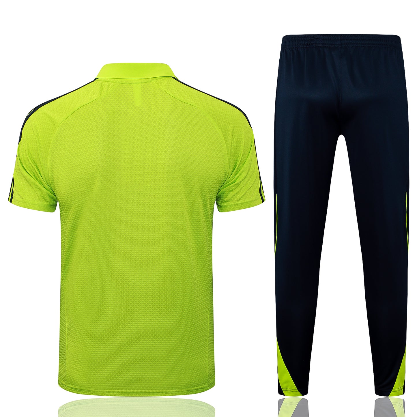 Ensemble Polo jaune fluo Real Madrid 2025-2026