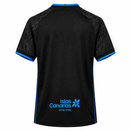 Maillot extérieur CD Tenerife 2026-2027, vue de dos, fond blanc