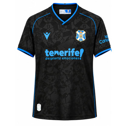 Maillot extérieur CD Tenerife 2026-2027, vue de face, fond blanc