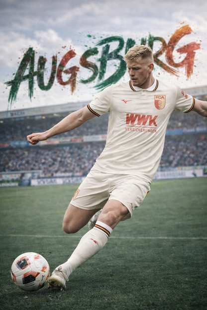 Maillot FC Augsburg Third 2025-2026 Beige | Jersey Officiel Bundesliga | FIFAFOOT