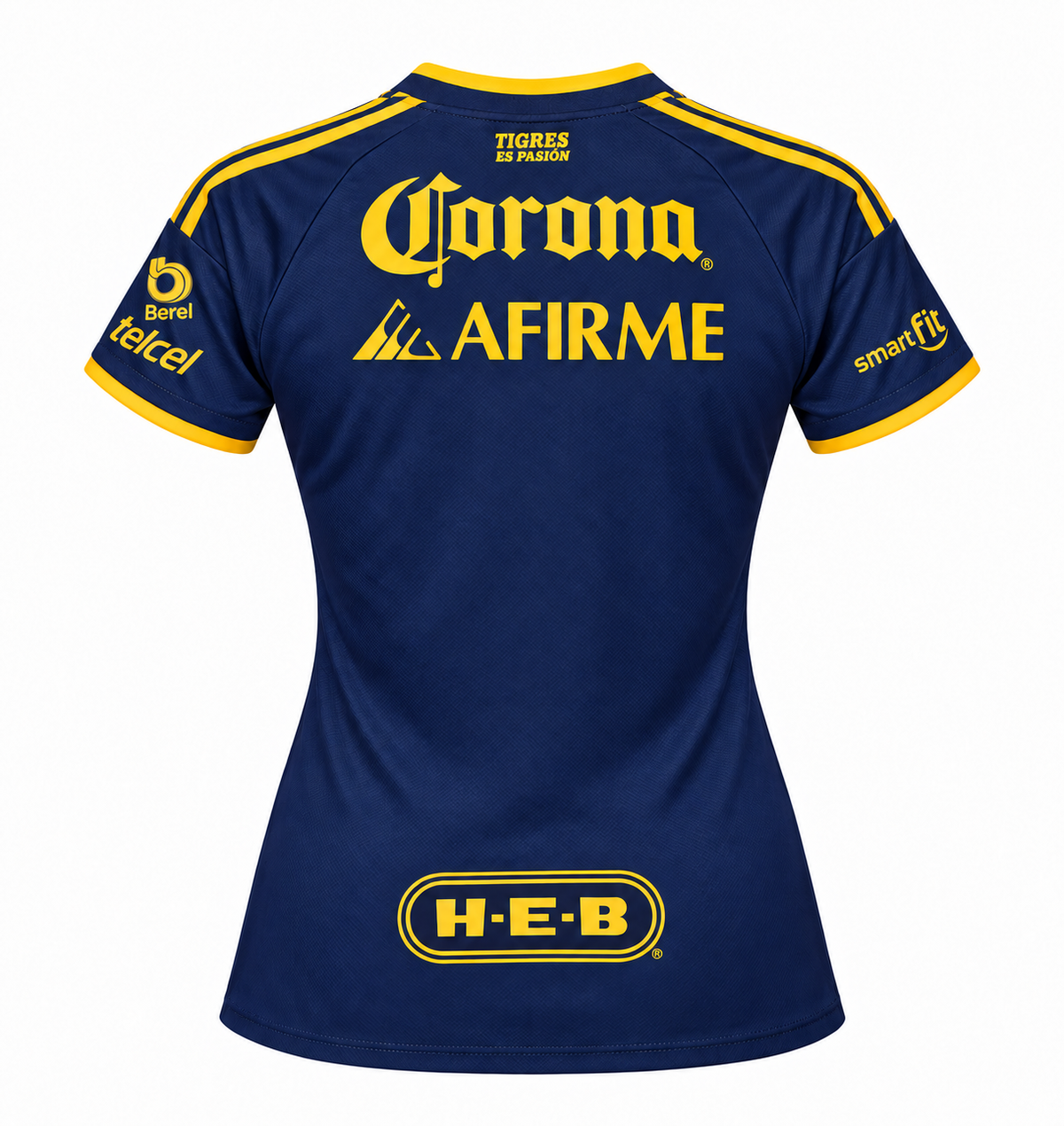 Tigres UANL extérieur femme 2026-2027 — vue de dos
