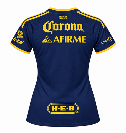 Tigres UANL extérieur femme 2026-2027 — vue de dos