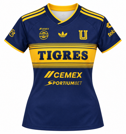 Tigres UANL extérieur femme 2026-2027 — vue de face