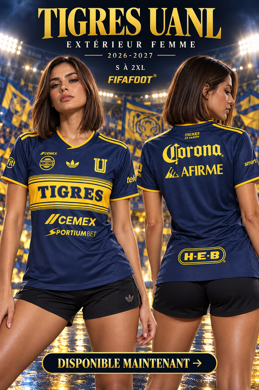 Tigres UANL extérieur femme 2026-2027 — affiche