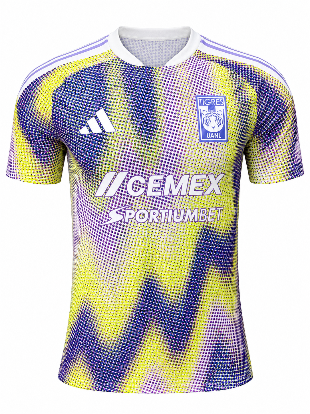 Maillot Tigres UANL third homme 2026-2027 — face sur fond blanc