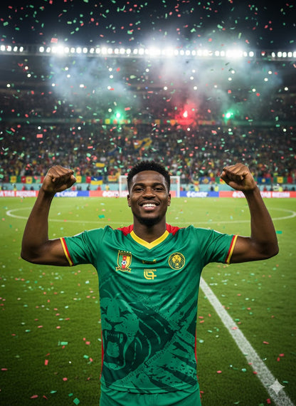 Maillot Domicile Cameroun 2025-2026