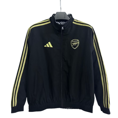Haut de survetement noir Arsenal 2025-2026