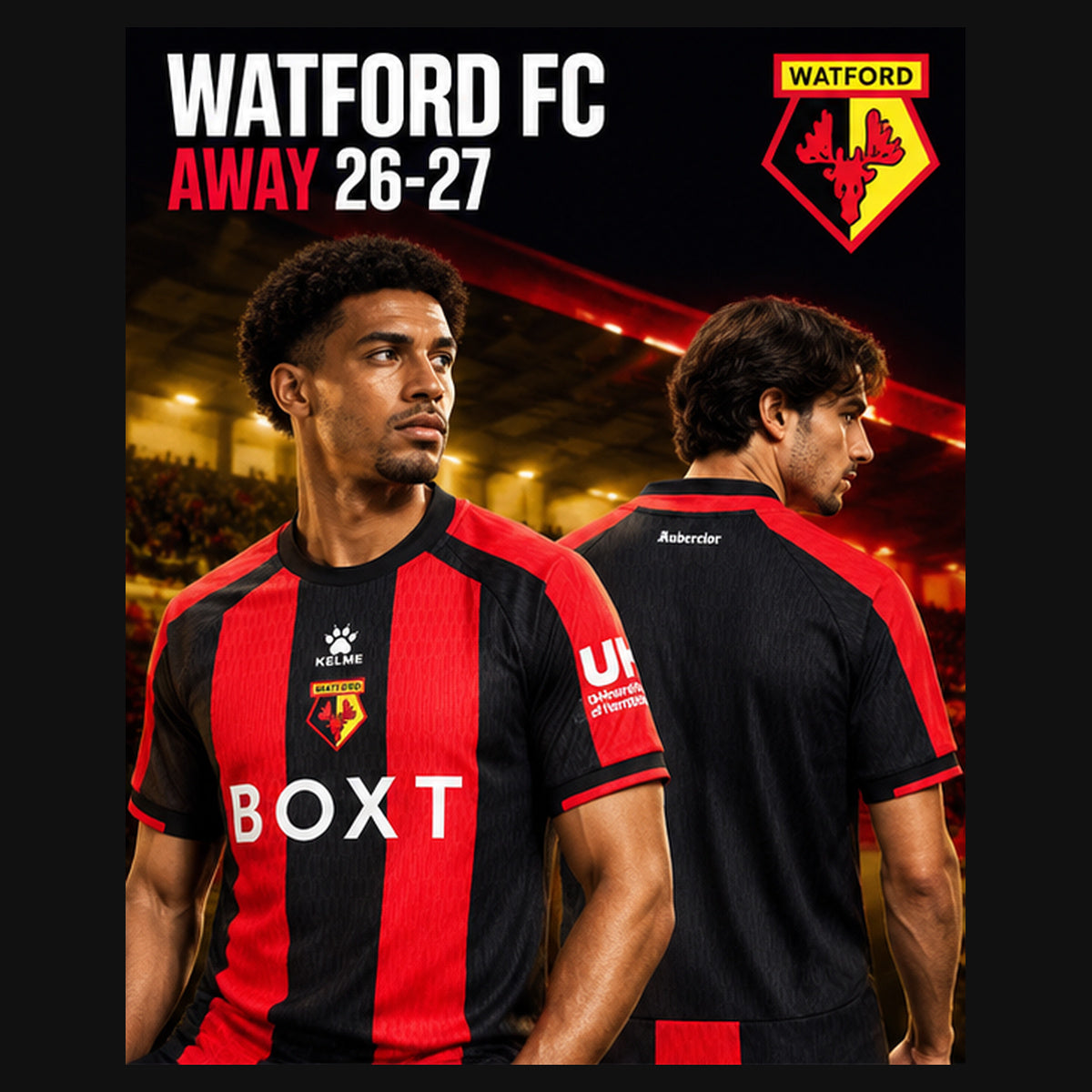 Affiche premium Watford FC Away 2026-2027