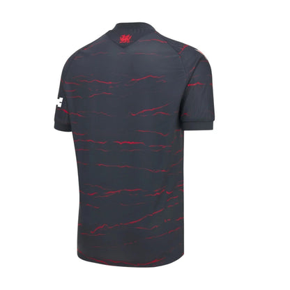Maillot Wrexham AFC Away 2026-2027, vue de dos sur fond blanc